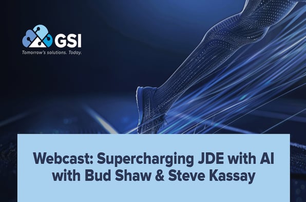 Webinar: Supercharging JDE with AI 